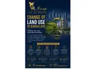 Change of land use in Bangalore