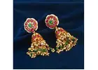 Stunning Kundan Earrings Jhumkas – Royal Ethnic Glam