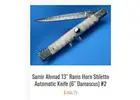 Find the extremely lightweight and compact Switchblade Knife available in two variants