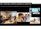 You can get your real estate license in 3 months