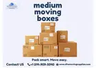 Medium Moving Boxes – Strong, Reliable & Easy to Pack