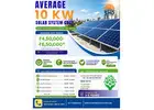 Average 10kw solar system cost