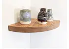 Floating Corner Shelves for Stylish and Space Saving Home Storage