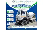 On-Time Concrete Delivery Company in Bangalore