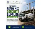 Top-Rated Ready Mix Concrete Supplier Bangalore