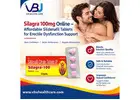 Silagra 100mg Online – Affordable Sildenafil Tablets for Erectile Dysfunction Support