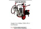 Portable dairy cow milkers