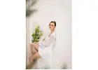 Luxury Bridal Robe for a Stylish Wedding Morning in