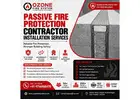 Professional Passive Fire Protection Contractor for Fire Safety