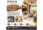 Top Building Renovation Contractors in Bangalore