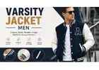 Effortless Sporty Style with a Modern Grey Varsity Jacket