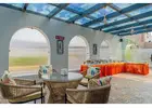 Rooftop restaurant near Akshardham Mandir