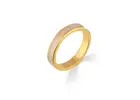 Exclusive 18K Gold Plated Ring Elegant Luxury Daily Wear