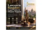 Lawyers in Bangalore – Legal Notice & Dispute Support