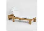 Cassius Natural Outdoor Sun Lounge for Relaxing