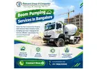 Boom Pumping Services In Bangalore
