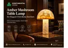 Capiz Shell Mushroom Table Lamp for Elegant USA Home Interiors