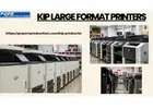 Businesses prefer KIP large-format printers primarily for their high-speed LED toner technology