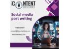 Captivating Social Media Post Writing – Enhance Your Brand with thecontentstory