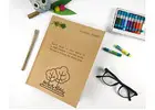How does a reputable stationery manufacturer ensure the sustainability of their materials?