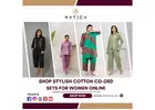 Shop Stylish Cotton Co-ord Sets For Women Online
