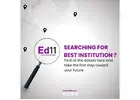 Get All Details on the Best Institutions - Ed11