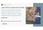 Top Agriculture Journals in India for Research Excellence