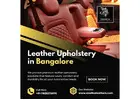 Leather Upholstery in Bangalore | Artificial leather Car Seat Cover